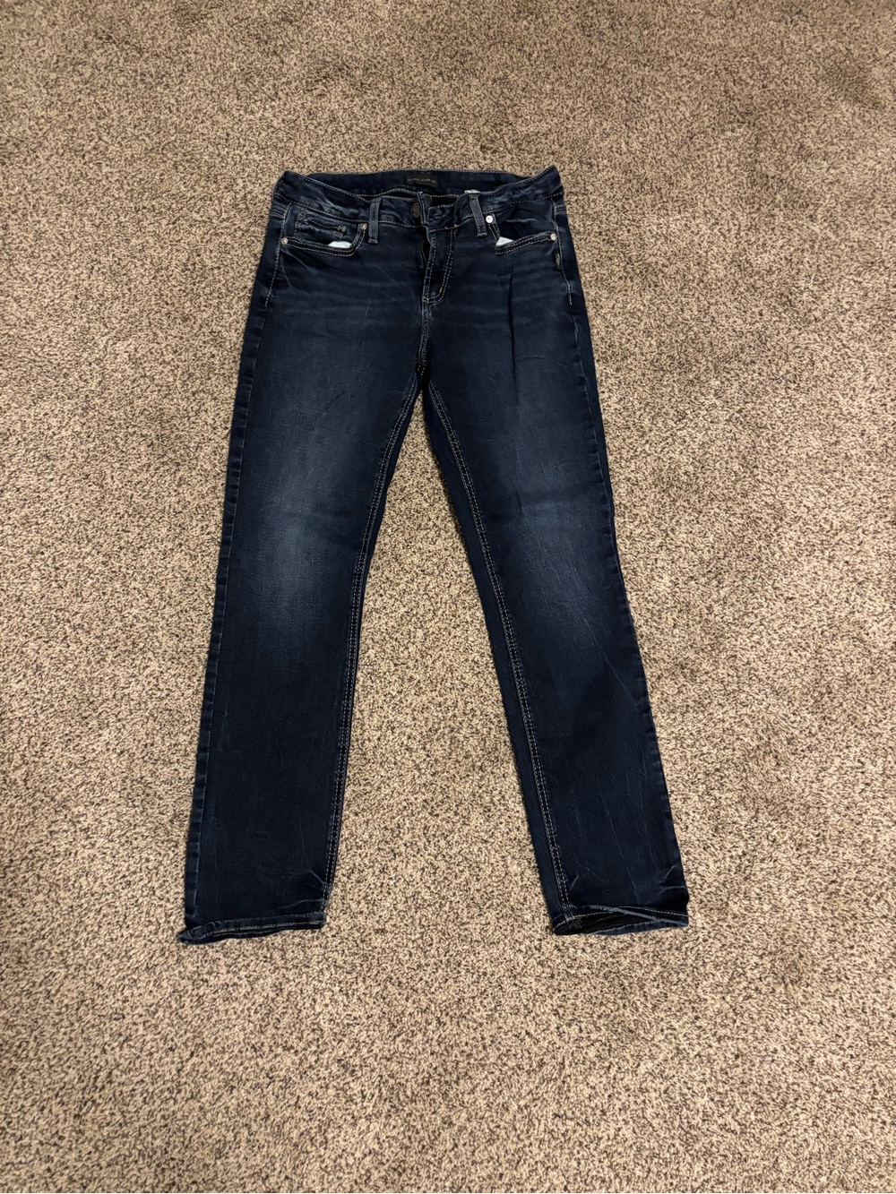 Silver Jeans Women's Dark Blue Skinny Jeans